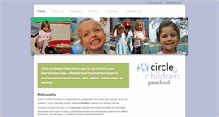 Desktop Screenshot of circleofchildrenpreschool.com